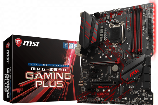 Best Motherboards for i9 9900k : MSI MPG Z390 Gaming Plus 